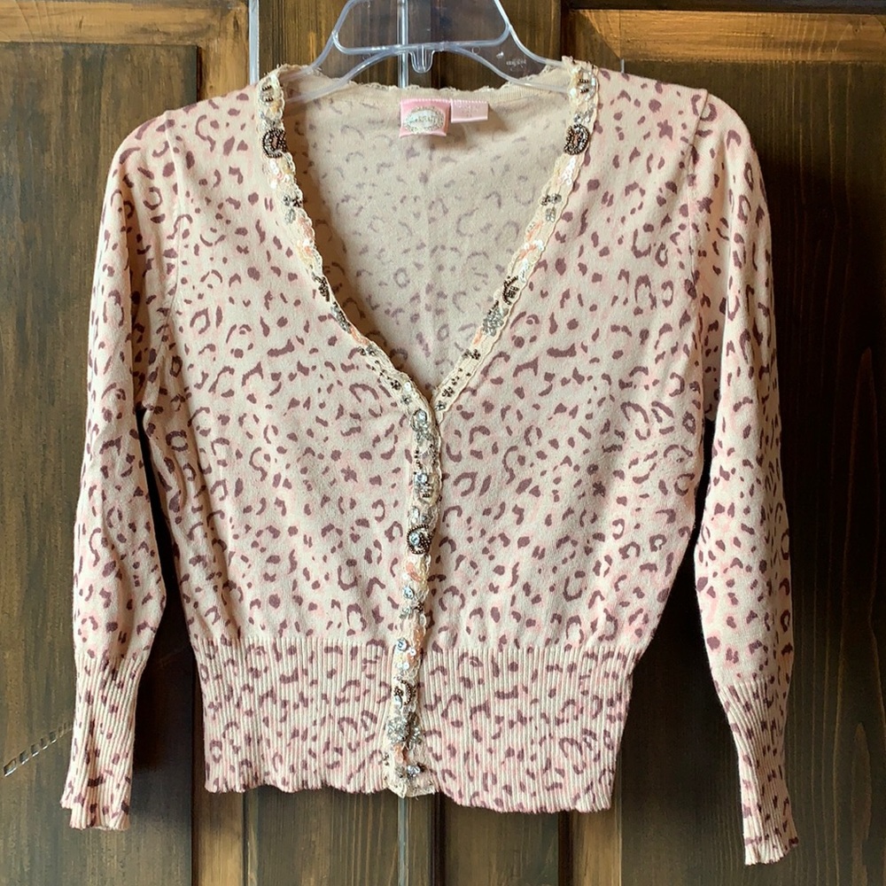 *SOLD* Parfait Leopard Lightweight Sweater